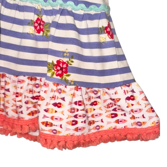 MATILDA JANE Floral fish fringe dress girl’s size 12-18 months 12m 18 months - Picture 8 of 17